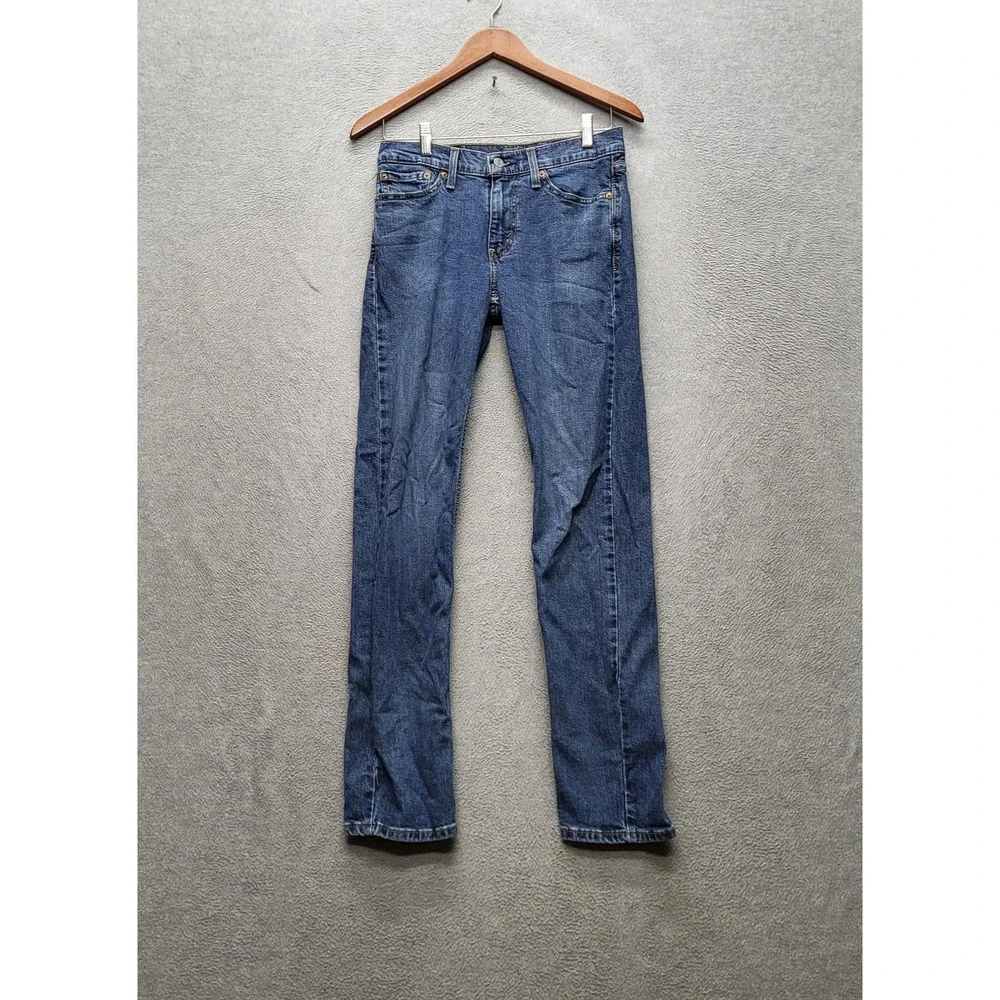 Levi's 511 Men Jeans 29X32 Blue Denim Slim Fit 30